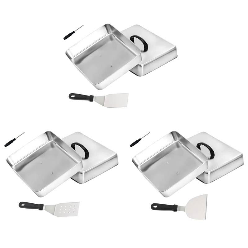 Camping Cooking Flat Top - Capa cozinha quadrada 547F para refeições
