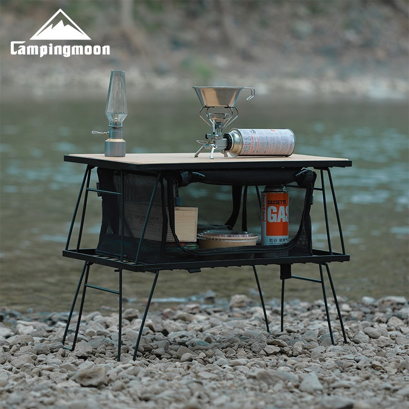 Camping Cooking Table - CAMPINGMOON T230: Suporte de armazenamento de