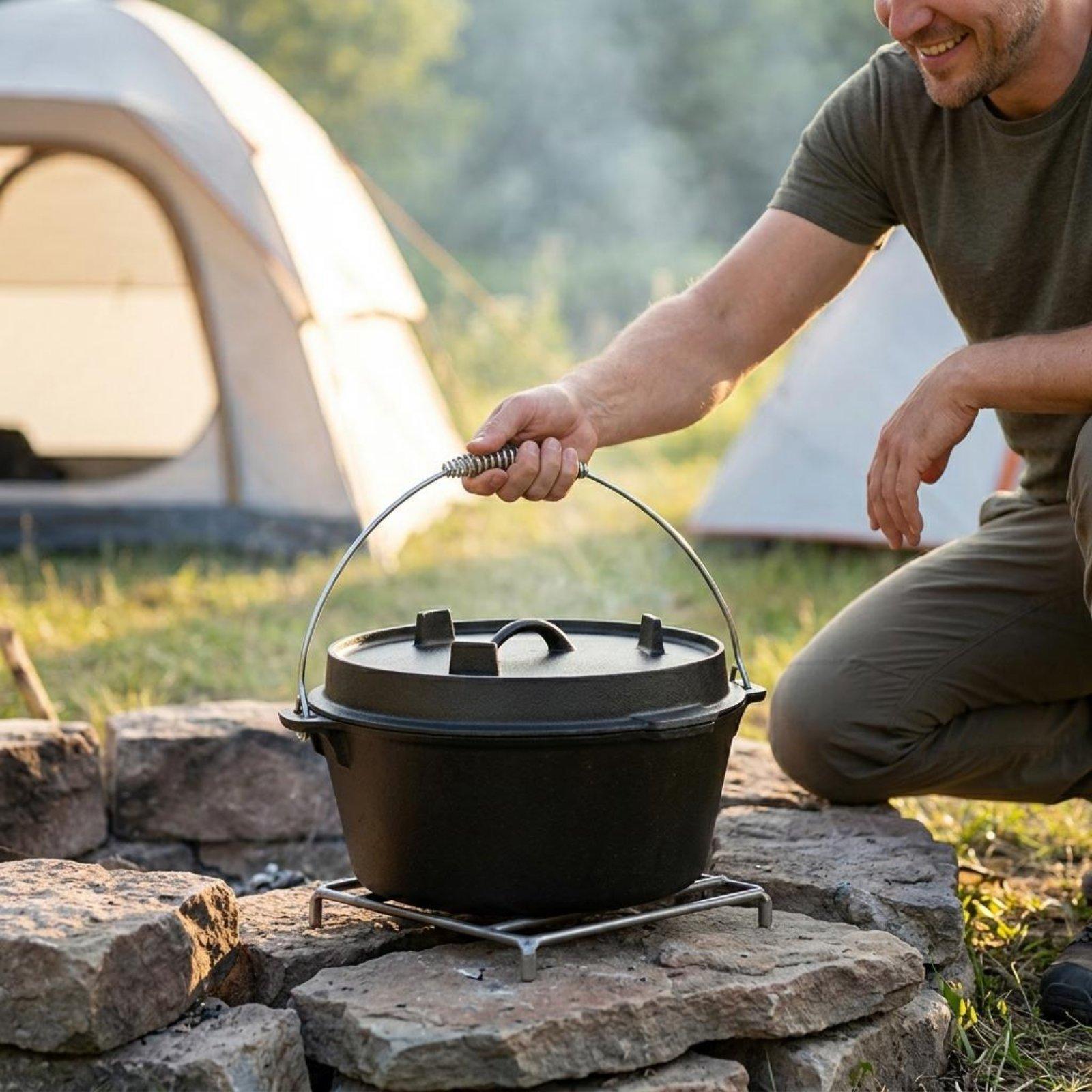 Camp Dutch Oven Cast - Panela Holandesa de Ferro Fundido para