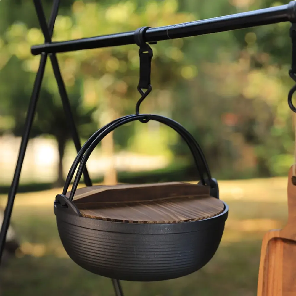 Camp Dutch Oven Cast - Panela de ferro fundido para uso