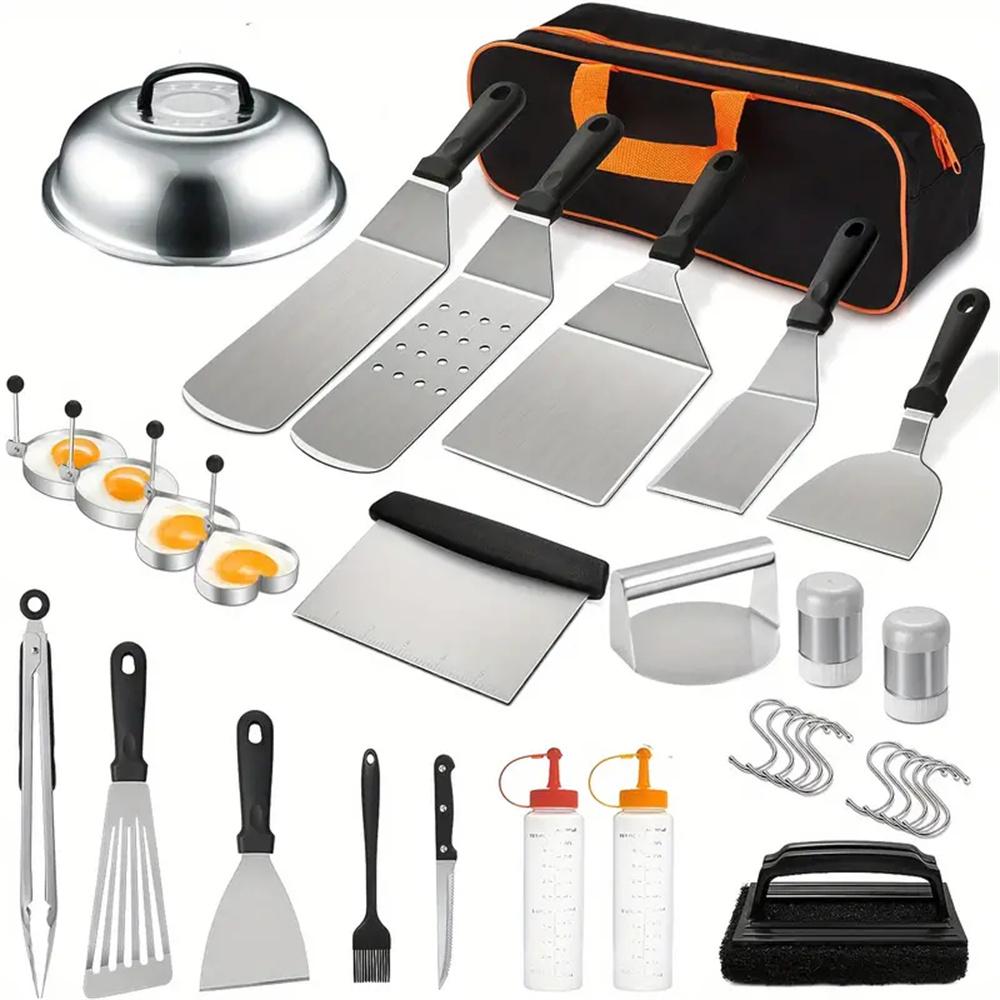 Camping Cooking Flat Top - Kit de Acessórios para Churrasqueira de