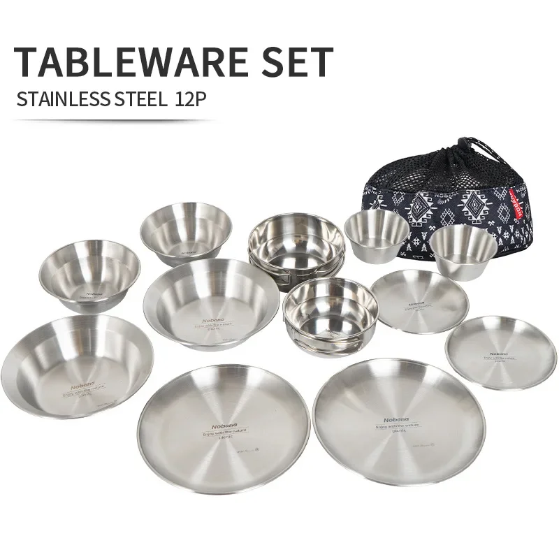 Conjunto de Utensílios Portáte - Camping Cooking Dining Set avaliação e preço
