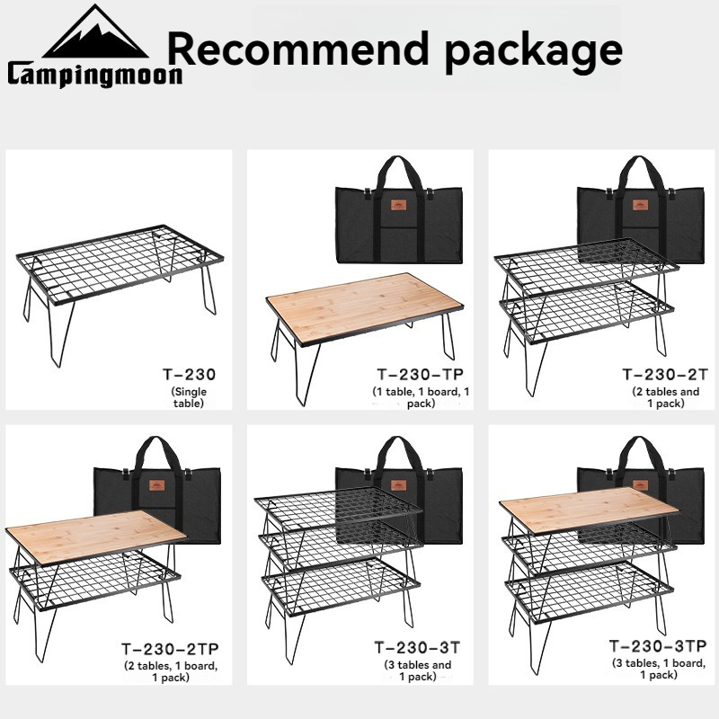 CAMPINGMOON T230: Suporte de a - Camping Cooking Table avaliação e preço
