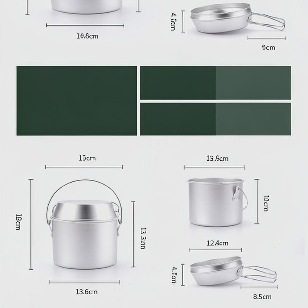Conjunto de panelas de camping - Camping Cooking Dining Set avaliação e preço