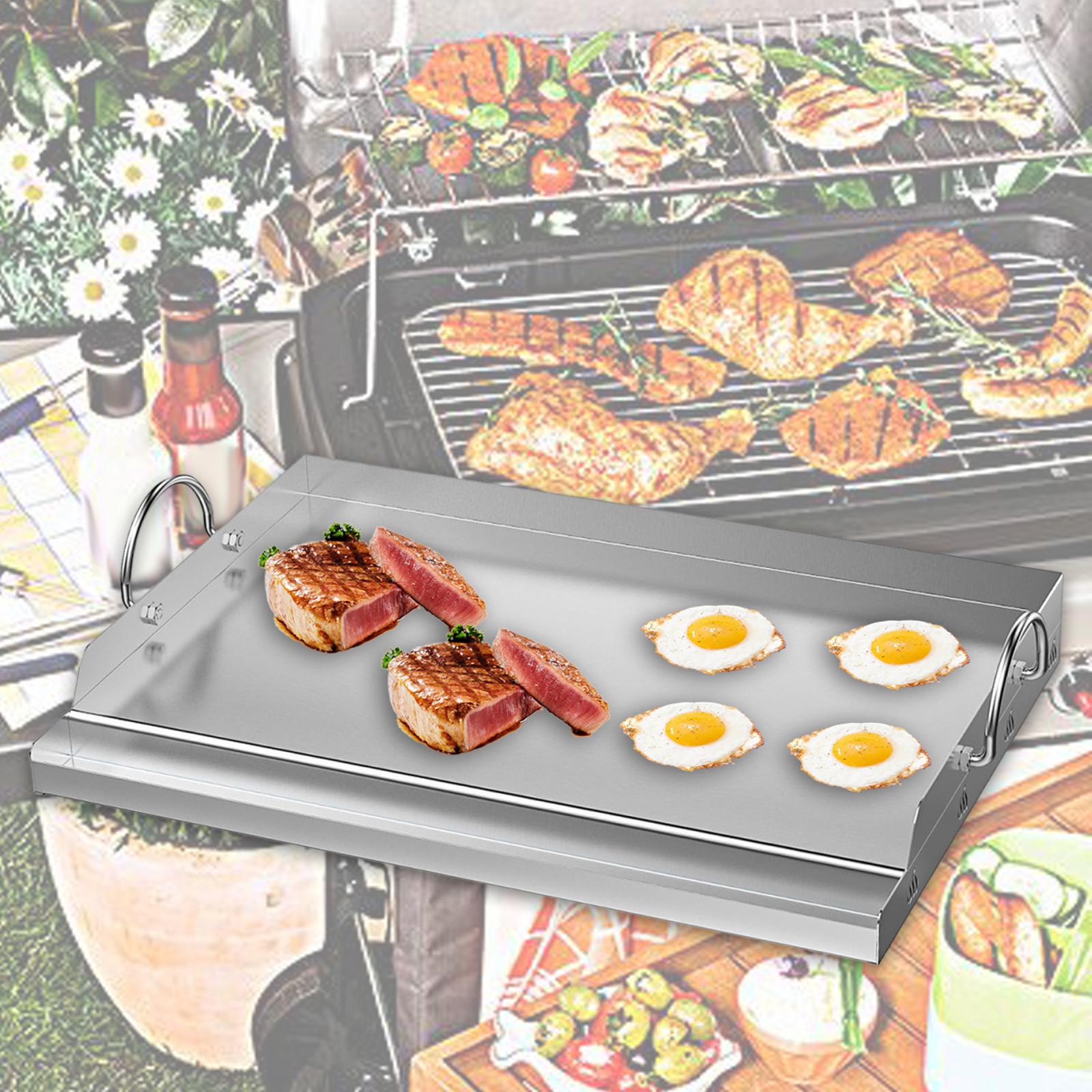 Chapa de cozinha em aço inoxid - Camping Cooking Flat Top avaliação e preço
