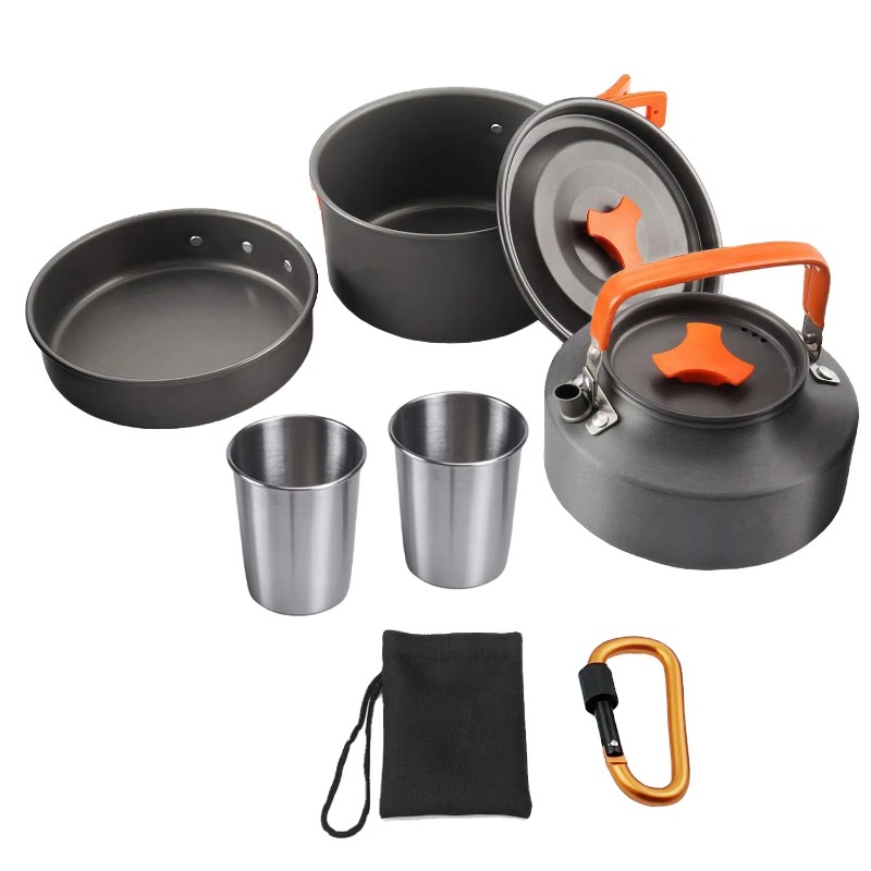 Fogão de Camping Leve de Alta  - Quality Camping Cooking Set avaliação e preço