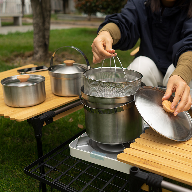 Nobana mais novo conjunto de p - Camping Cooking Organizer avaliação e preço