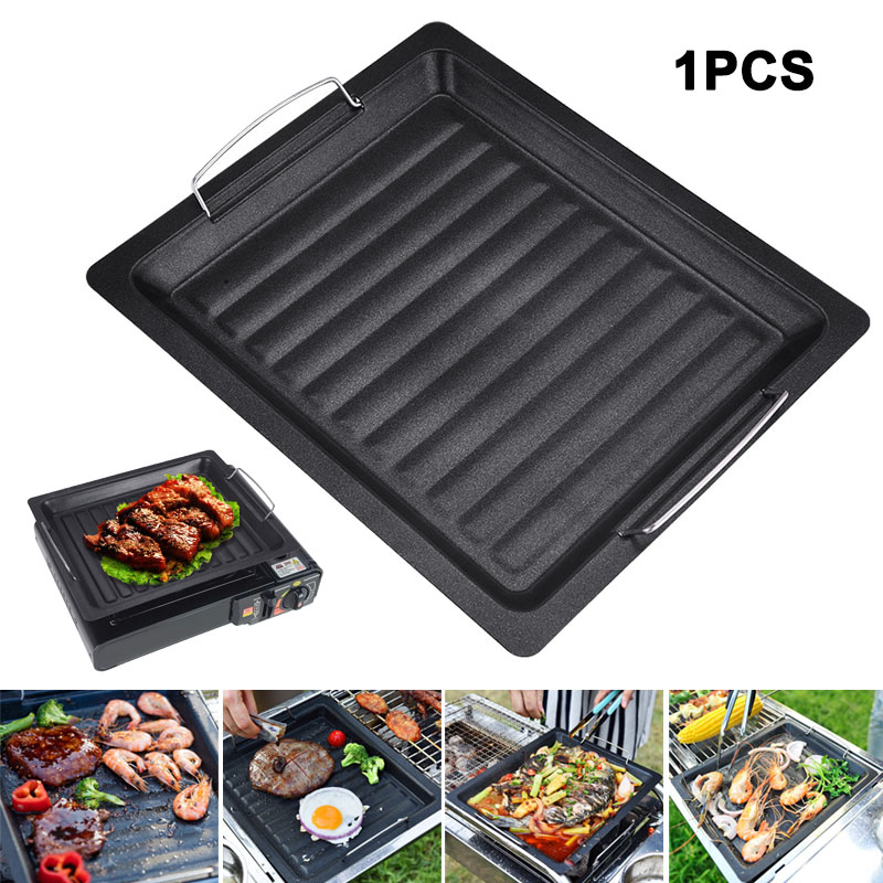 Panela de Grelhar Quadrada Gro - Camping Hiking Cooking avaliação e preço