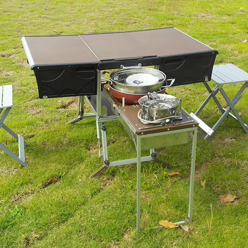 Trailer de Comida Portátil par - Camping Cooking Dining Set avaliação e preço