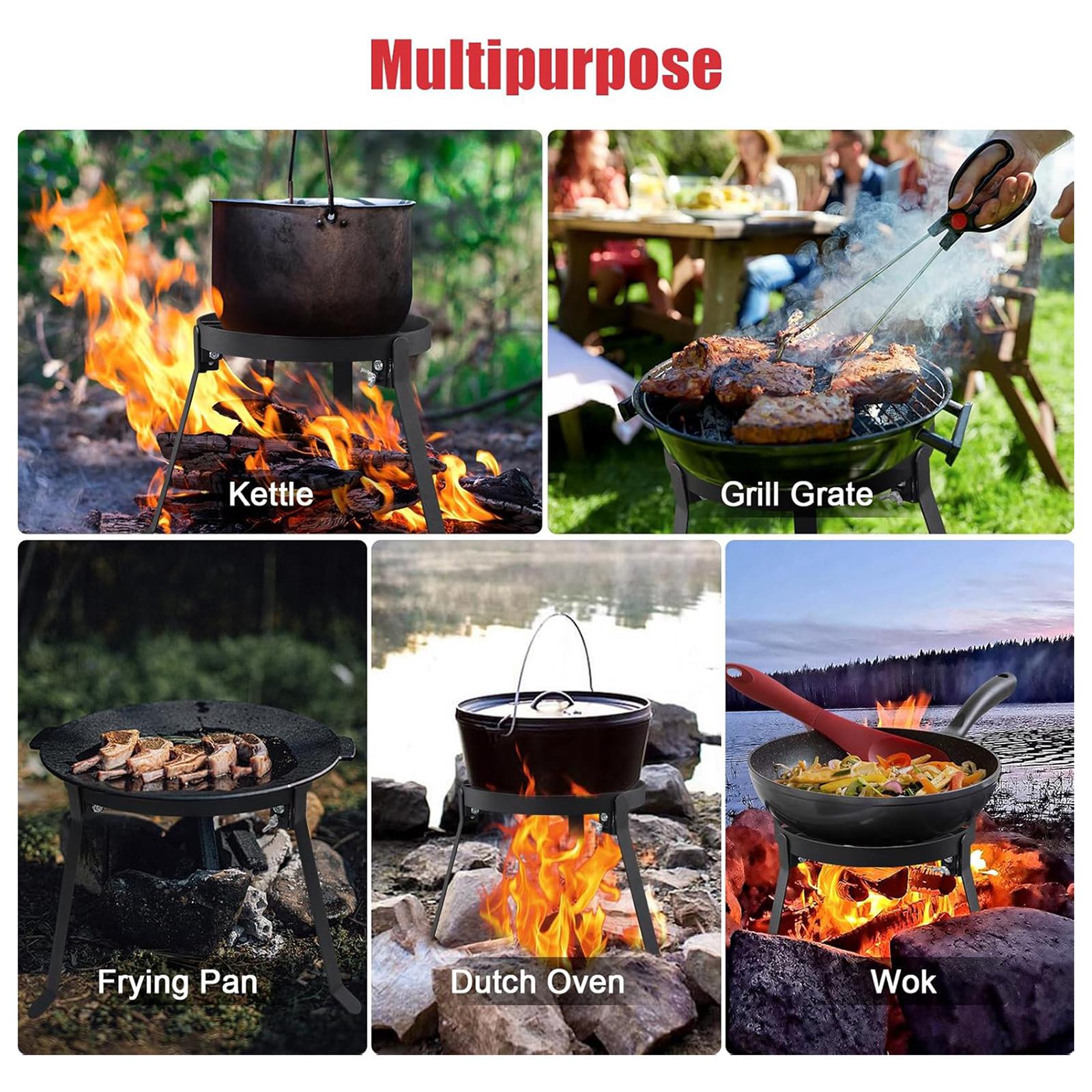 Suporte de Cozimento Dobrável  - Camping Hiking Cooking avaliação e preço