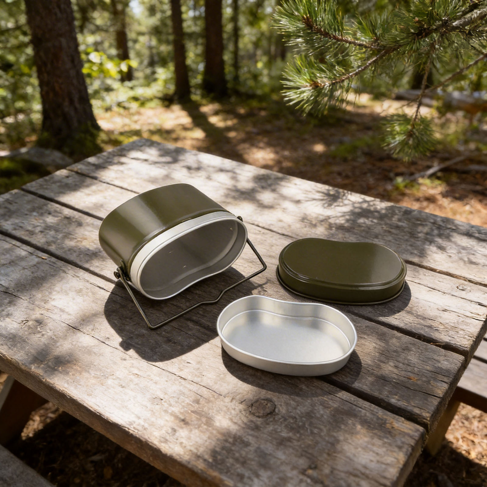 Conjunto de utensílios para co - Camping Cooking Dining Set avaliação e preço